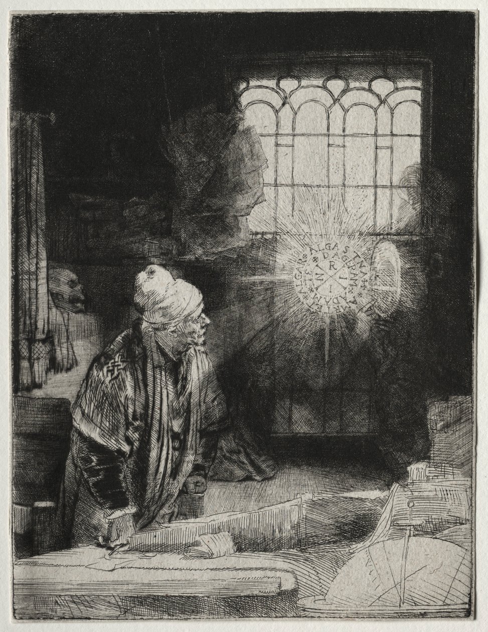 Faust, um 1652 von Rembrandt van Rijn