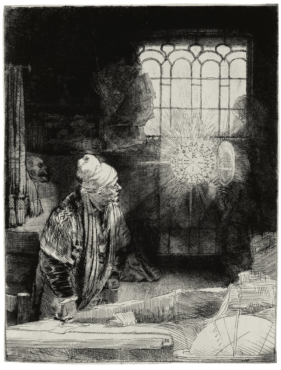 Faust, ca. 1652 von Rembrandt van Rijn