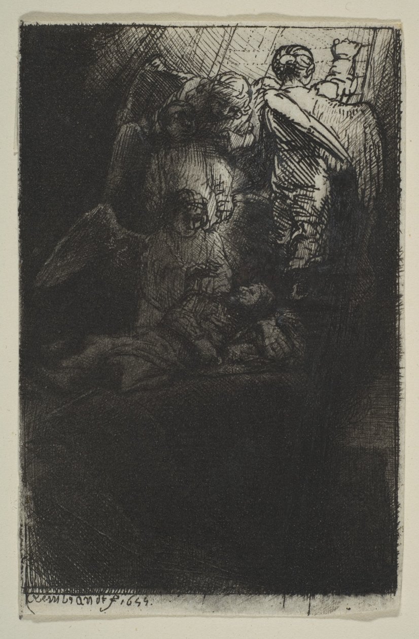 Jakobsleiter, 1655 von Rembrandt van Rijn