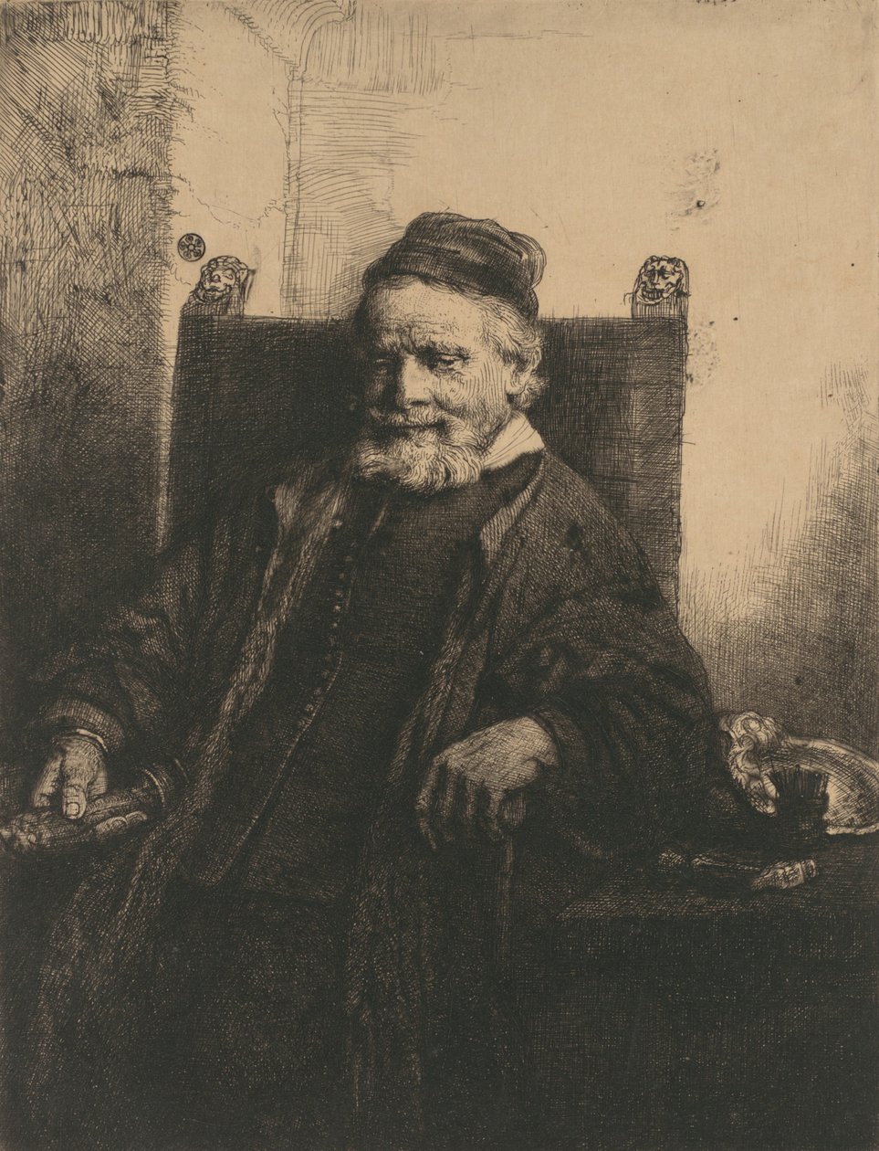 Jan Lutma, 1656 von Rembrandt van Rijn