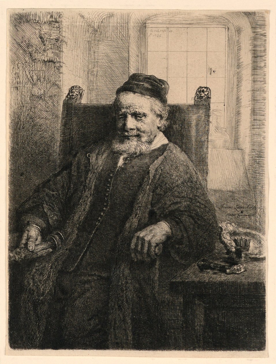 Jan Lutma, Goldschmied von Rembrandt van Rijn