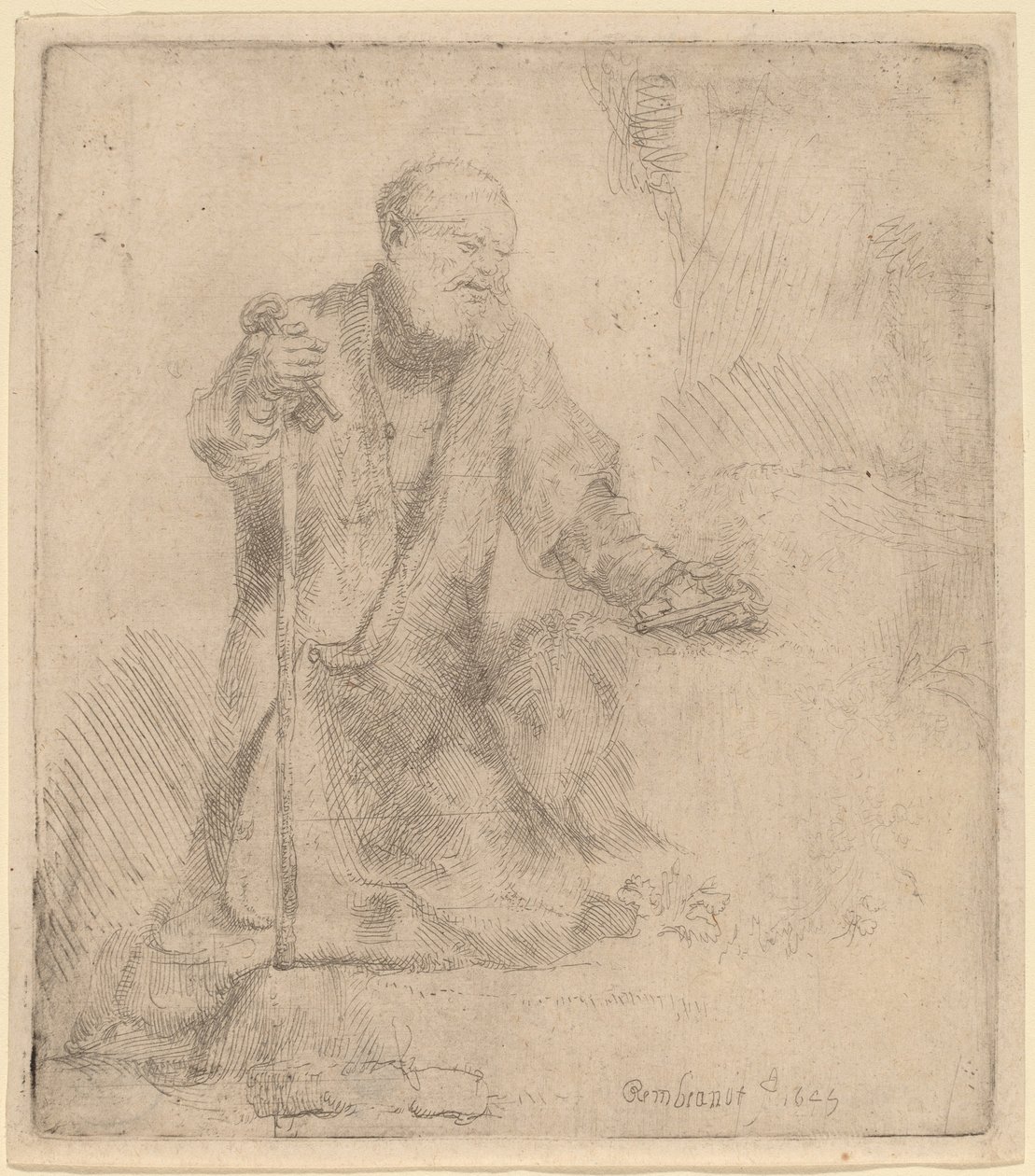 Der heilige Petrus in Reue von Rembrandt van Rijn