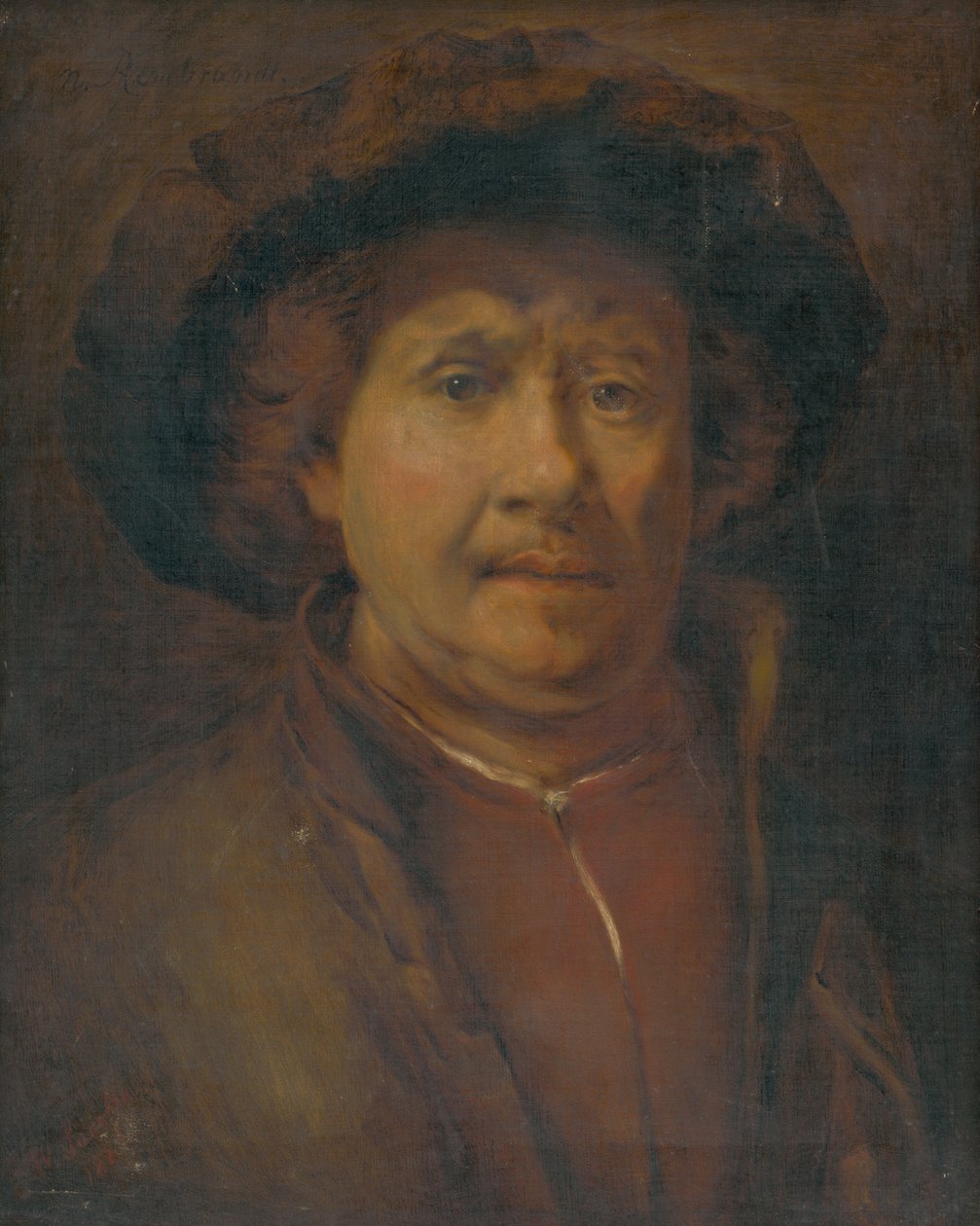 Selbstporträt von Rembrandt van Rijn