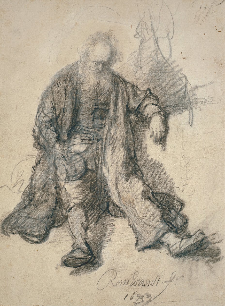 Der betrunkene Lot von Rembrandt van Rijn