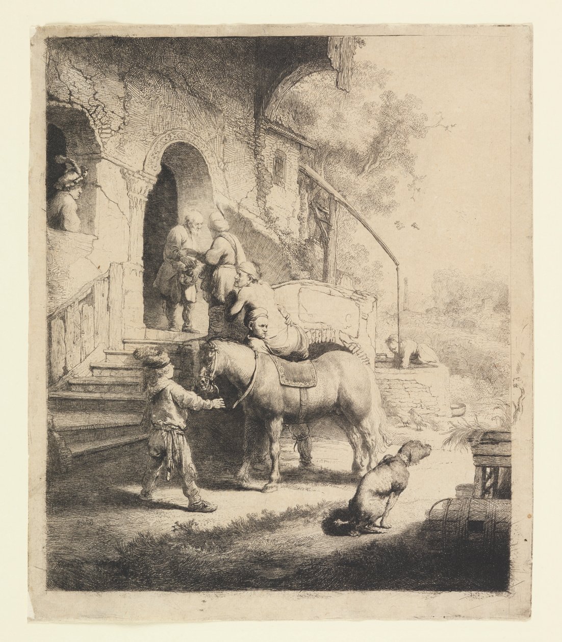Der barmherzige Samariter von Rembrandt van Rijn