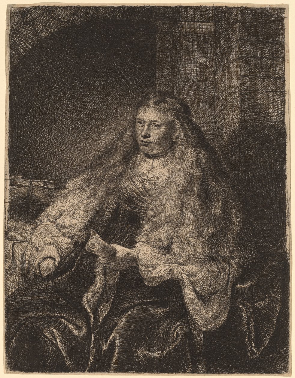 Die große jüdische Braut von Rembrandt van Rijn