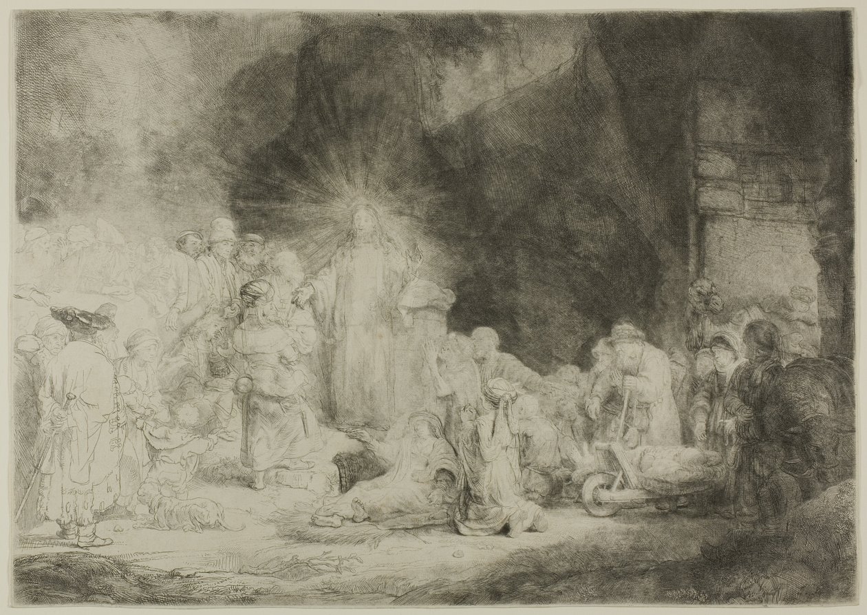 Der Hundertguldenblatt von Rembrandt van Rijn