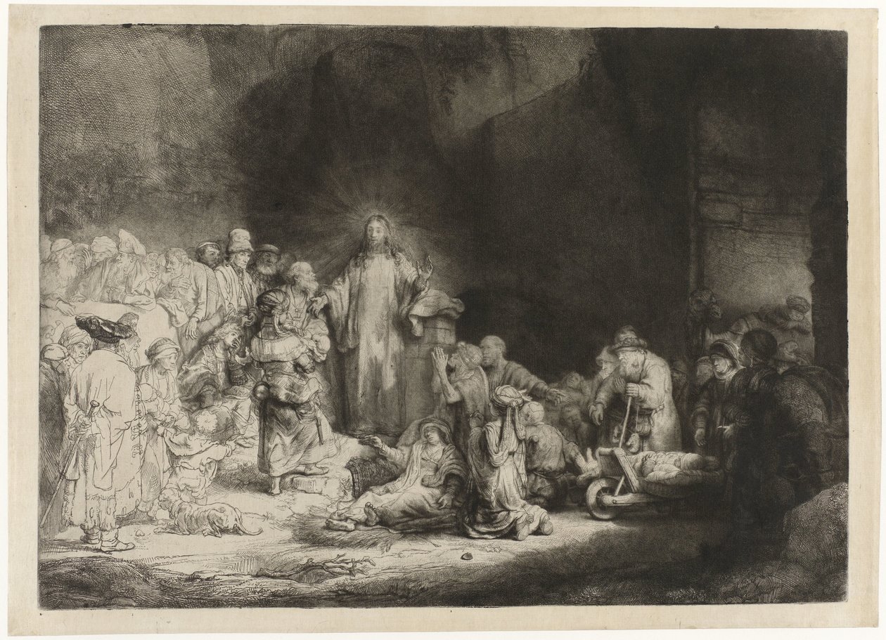 Der Hundertguldenblatt von Rembrandt van Rijn