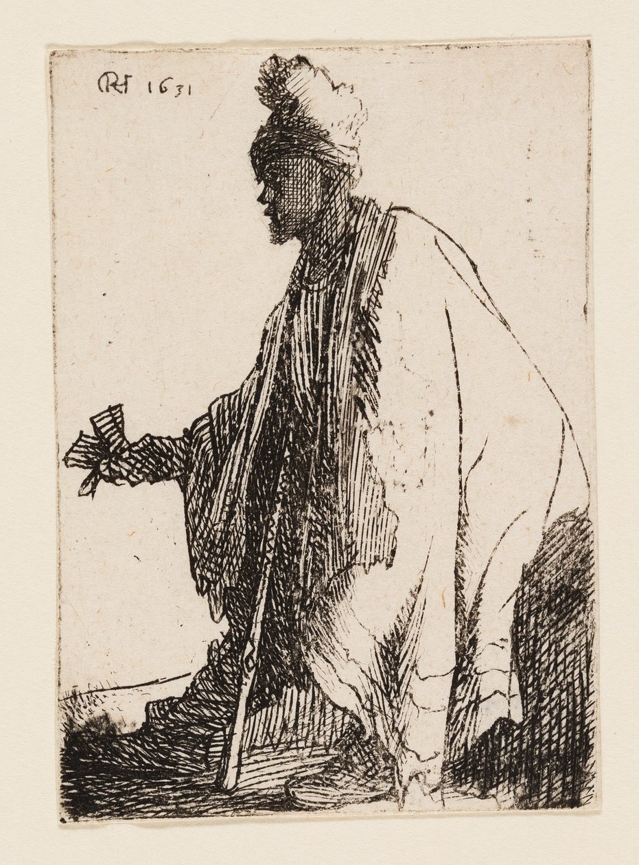 Der Aussätzige ("Lazarus Klep") von Rembrandt van Rijn