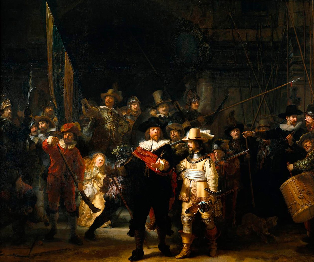 Die Nachtwache, 1642. von Rembrandt van Rijn