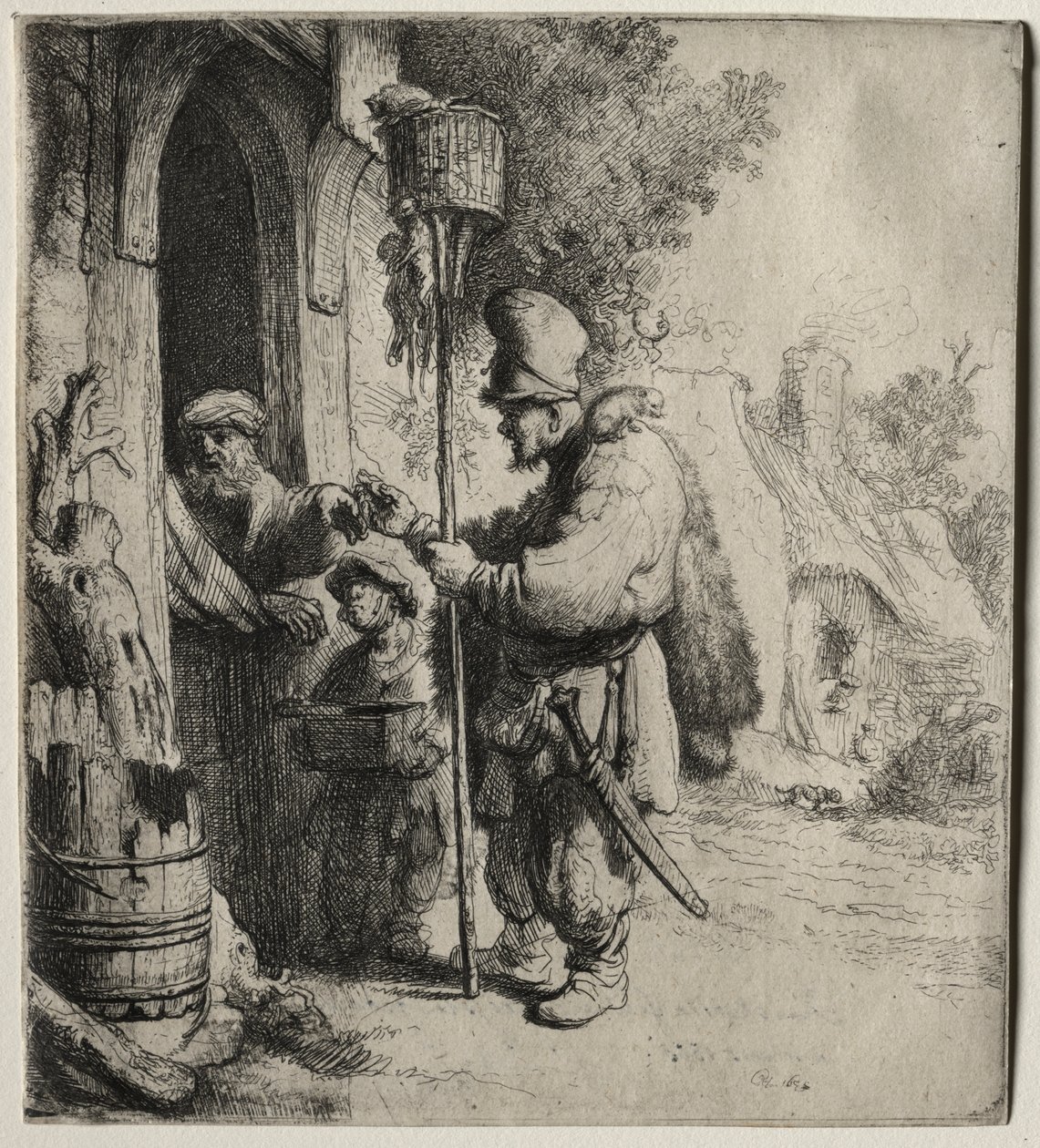 Der Rattenfänger von Rembrandt van Rijn