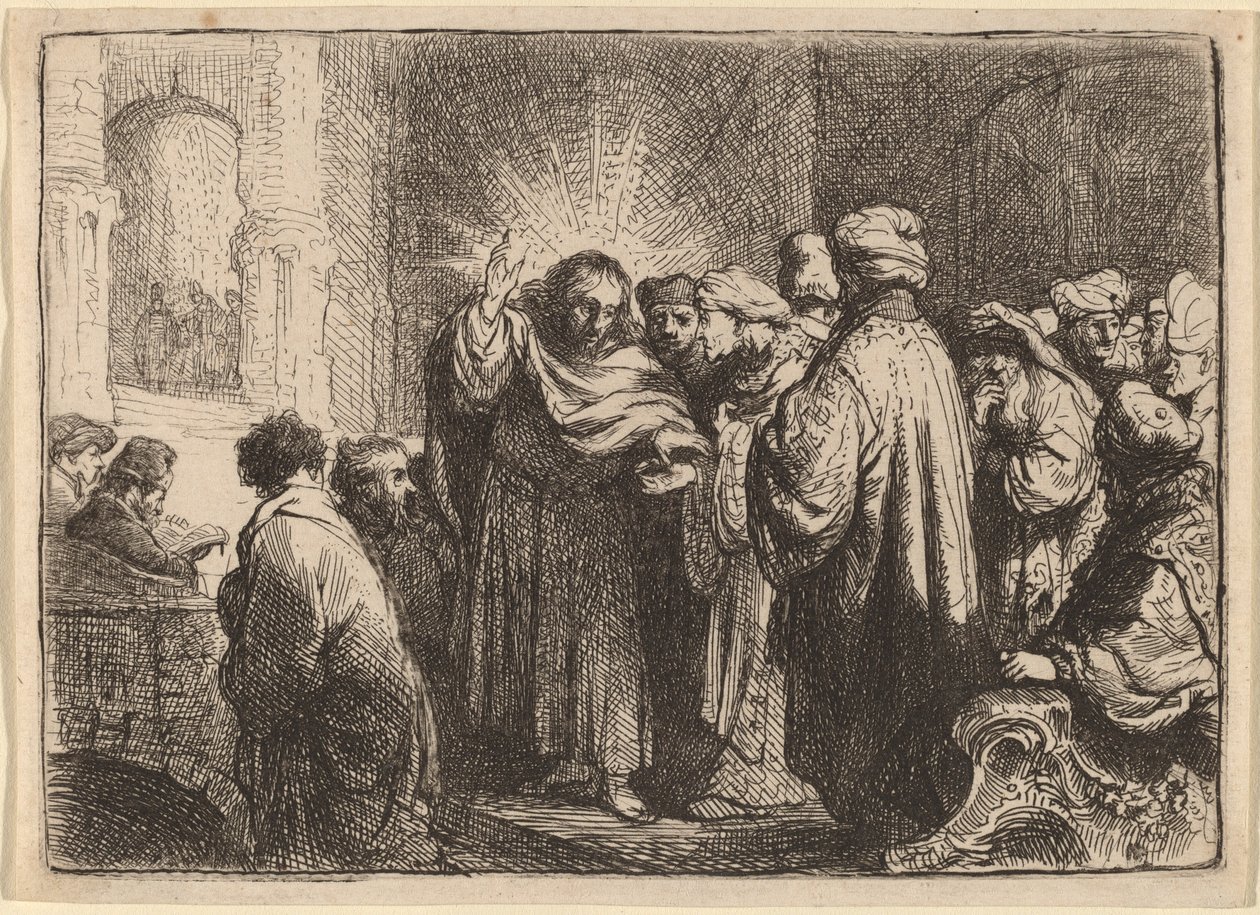 Das Zinsgroschen von Rembrandt van Rijn