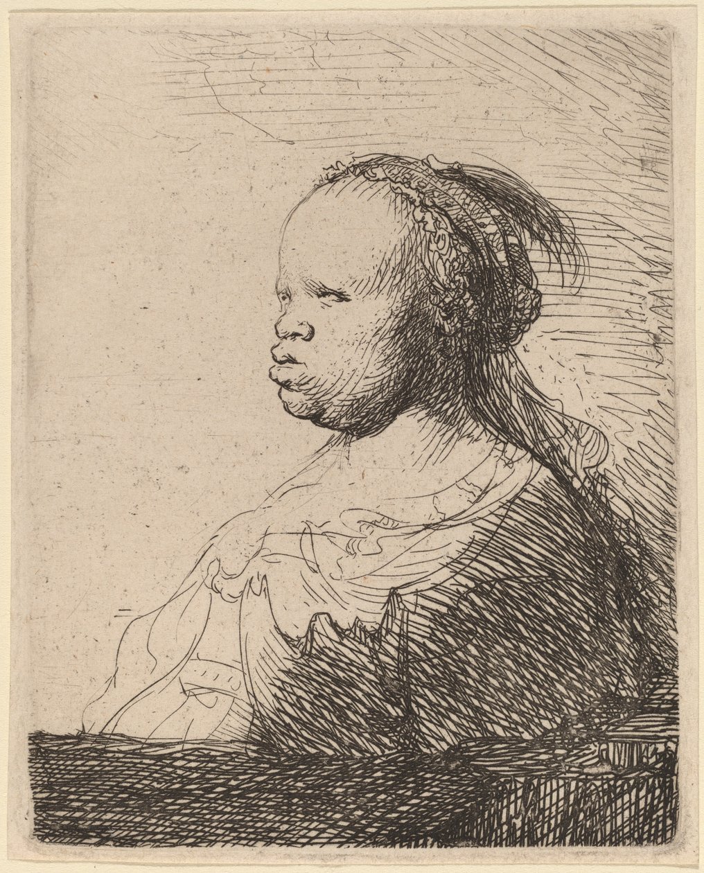 Die weiße Negerin von Rembrandt van Rijn