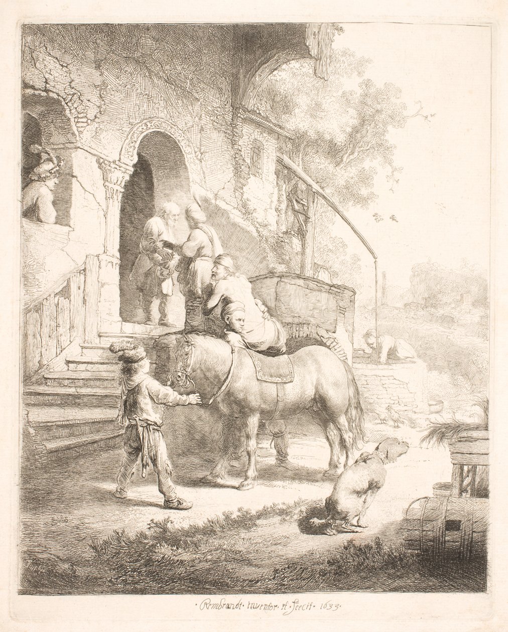 Der barmherzige Samariter von Rembrandt van Rijn