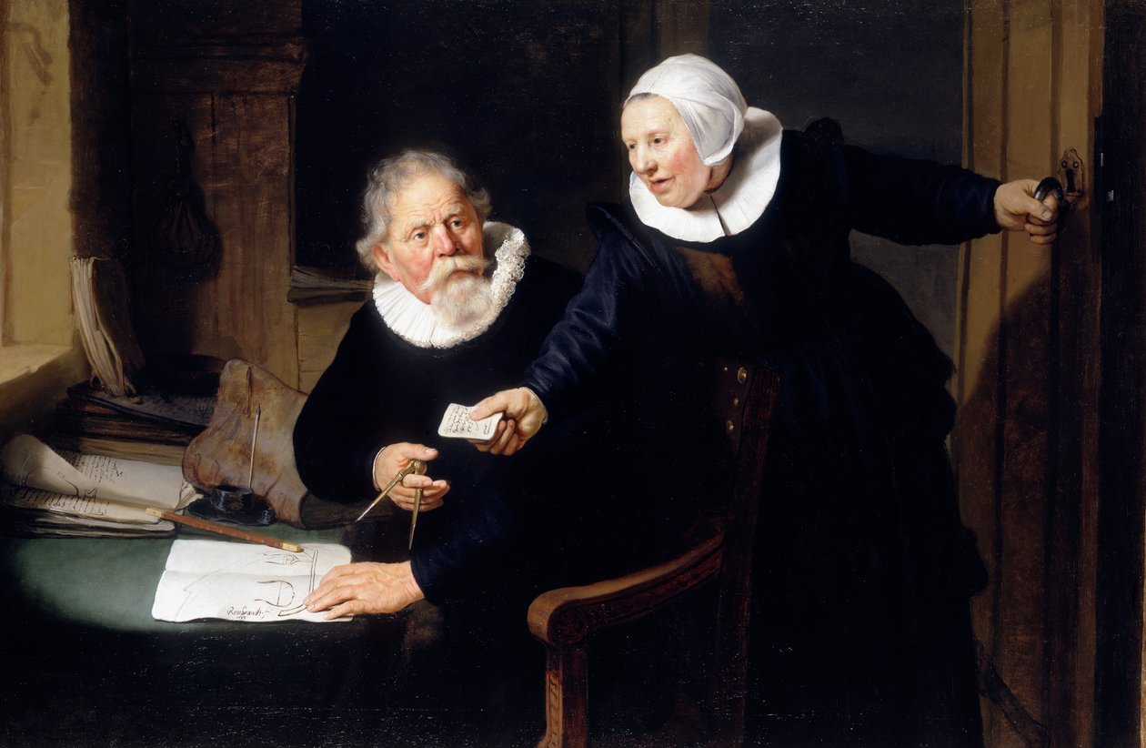 Der Schiffsbauer und seine Frau von Rembrandt van Rijn