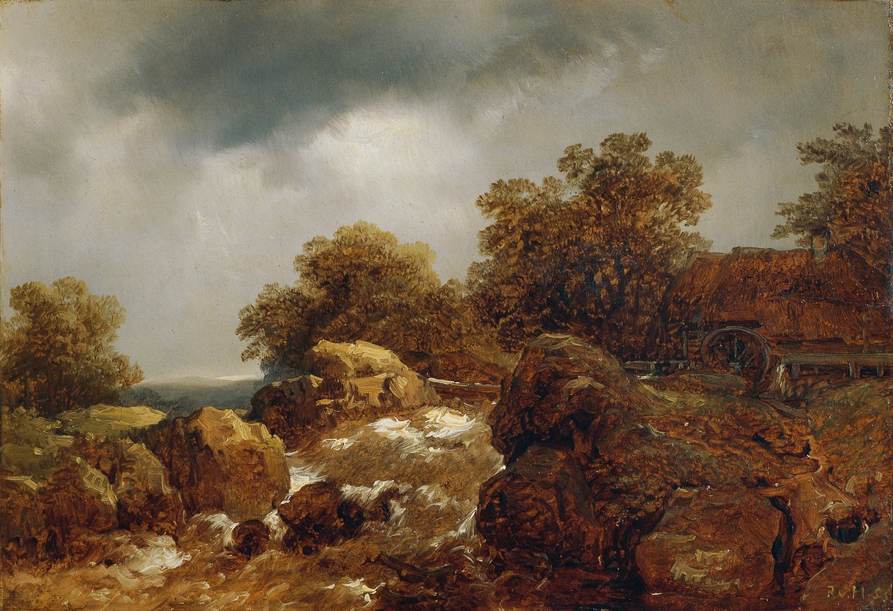 Felsige Landschaft von Remigius Adrianus van Haanen