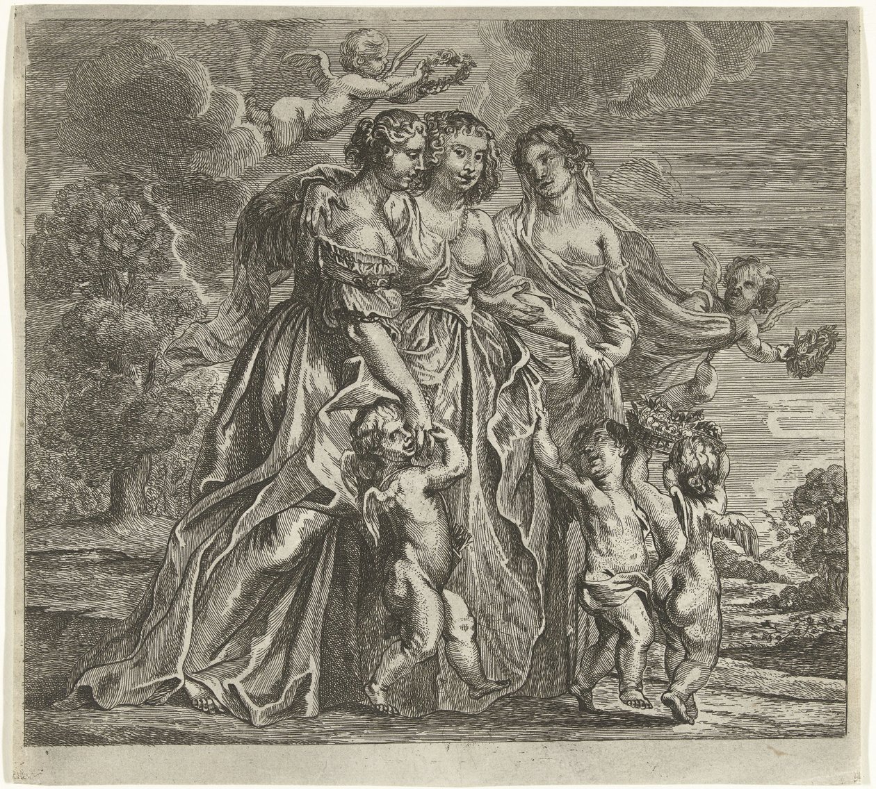 Drei Grazien von Remoldus Eynhoudts