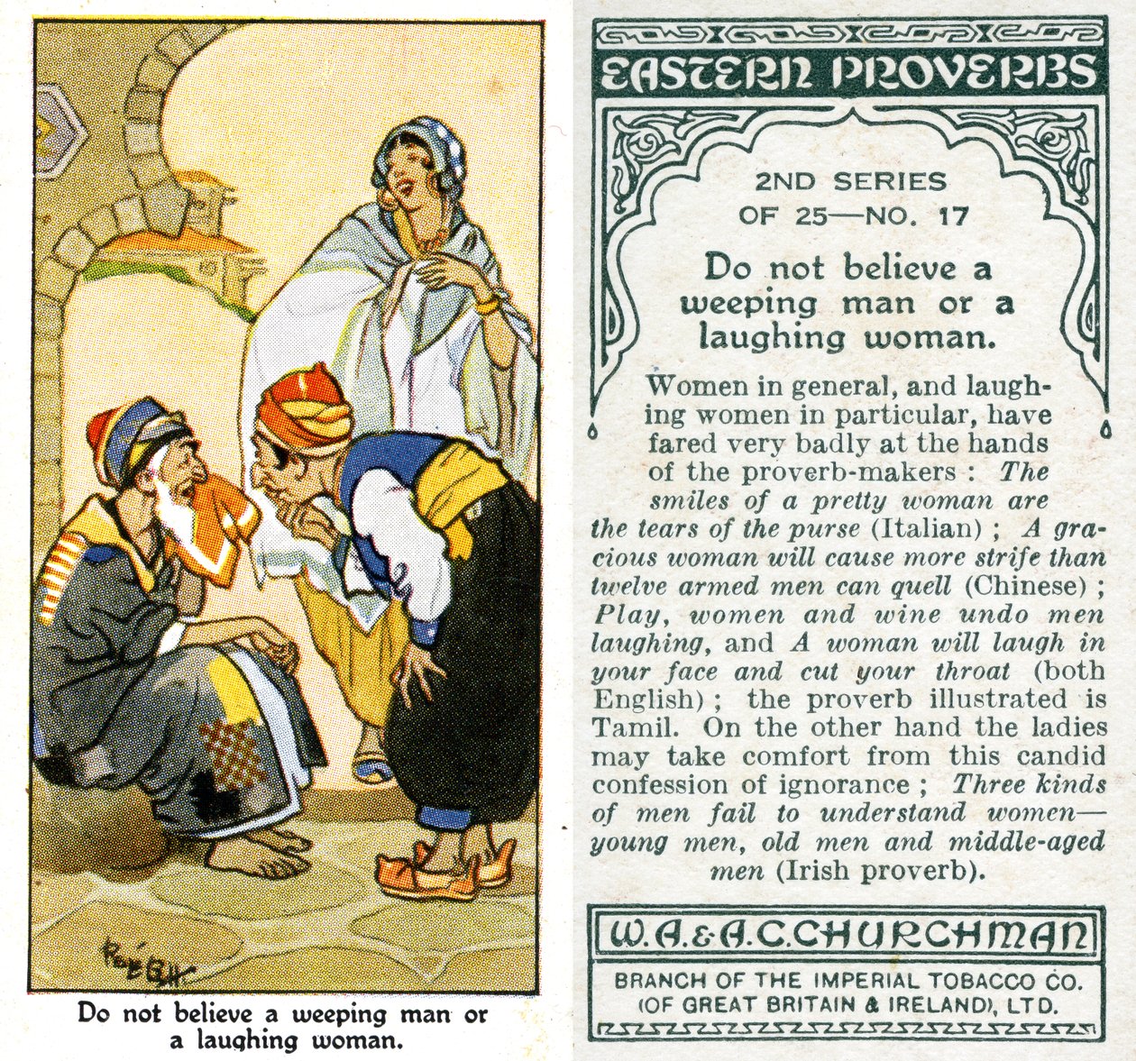 Glaube keinem weinenden Mann oder einer lachenden Frau, 1932 von René Bull
