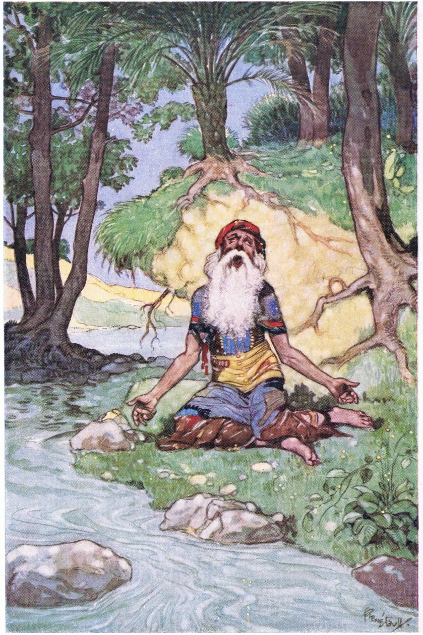 Der alte Mann des Meeres von René Bull