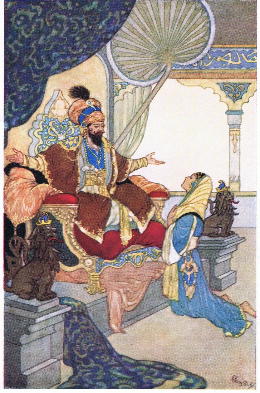 Fetnab und der Kalif, 1930er Jahre von René Bull