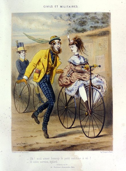 Eine Draisienne von Renard Jules Draner