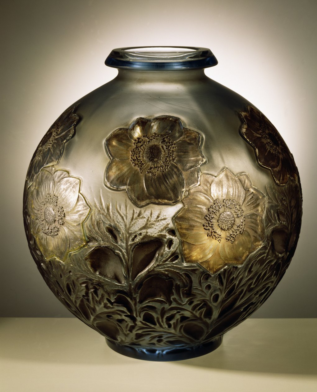 Anemonen-Vase, 1913 von Rene Jules Lalique