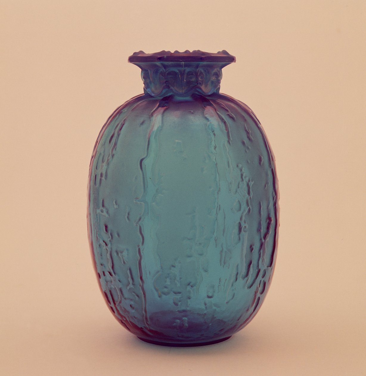 Bedeckte Vase mit Satin-Finish, ca. 1902 von Rene Jules Lalique