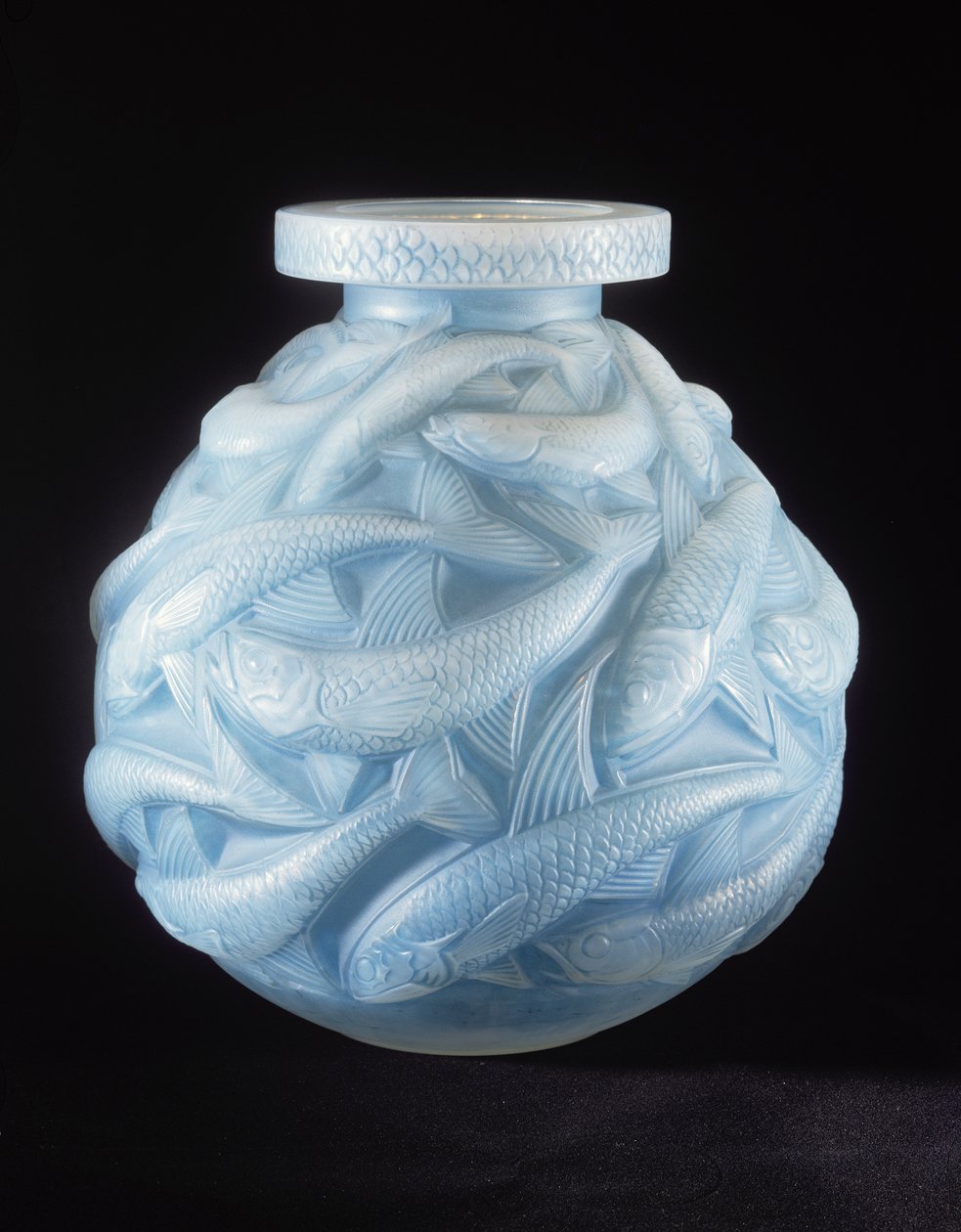 Lachsvase, 1928 von Rene Jules Lalique