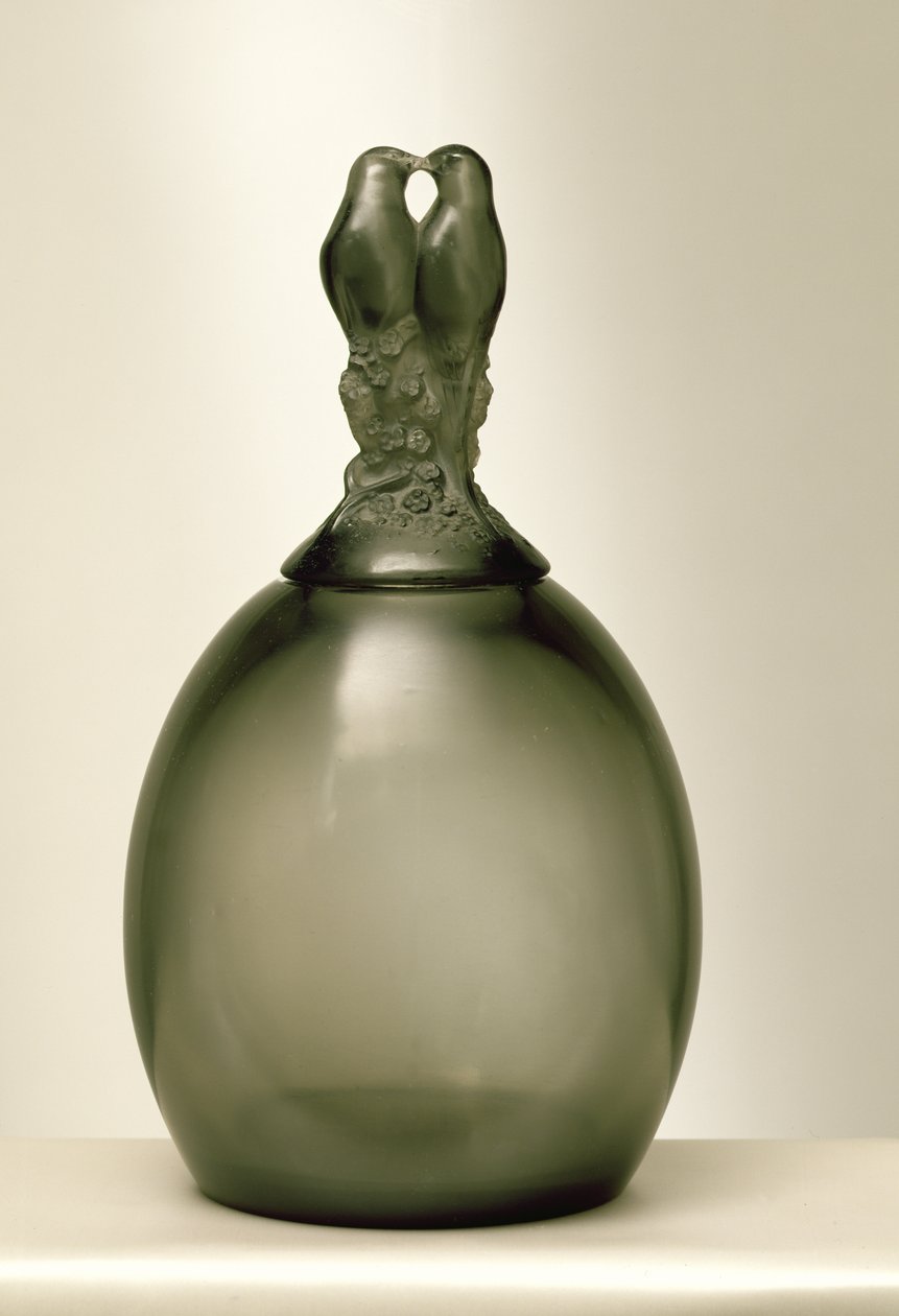 Turteltauben-Vase, 1925 von Rene Jules Lalique