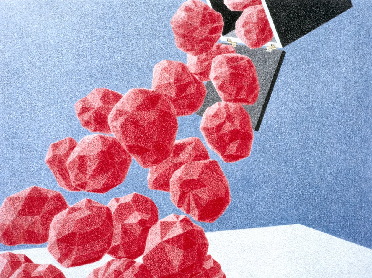 Rote Felsen von Rene Boin