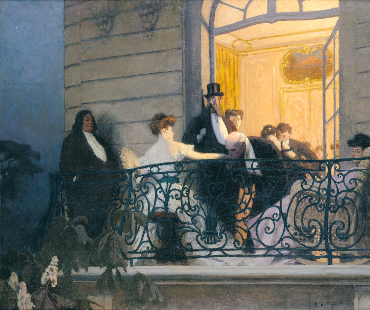 Der Balkon von René François Xavier Prinet