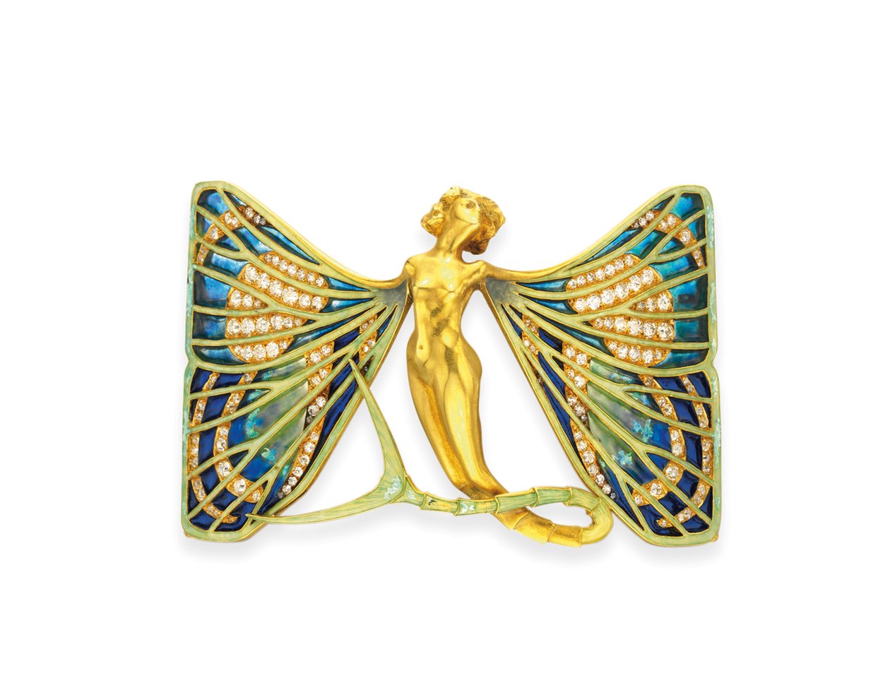 Jugendstil "Sylph" Hundehalsband, ca. 1900 von Rene Jules Lalique