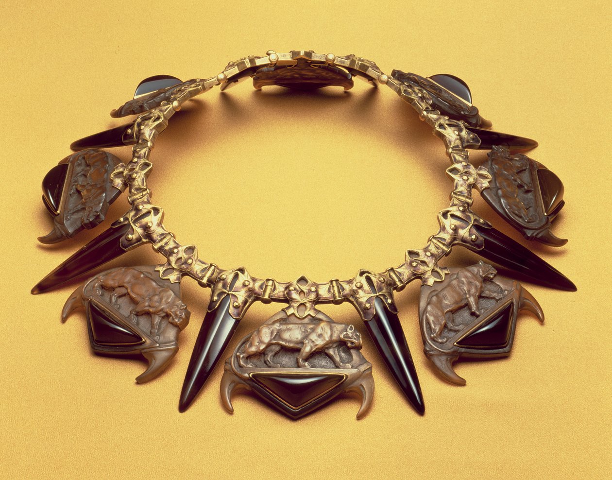 Tigerhalskette, ca. 1904 von Rene Jules Lalique