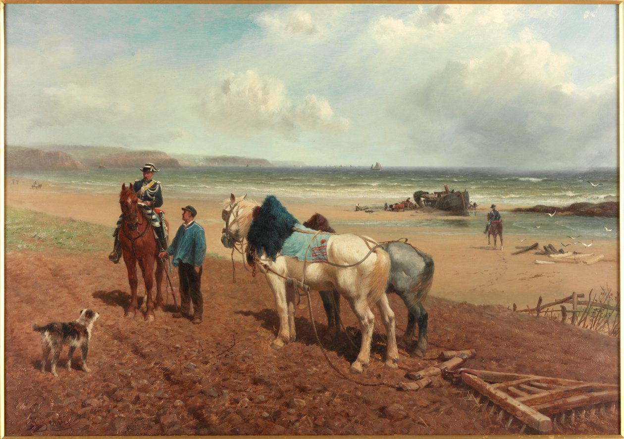 Die Geschichte des Wracks, ca. 1872 von Richard Beavis