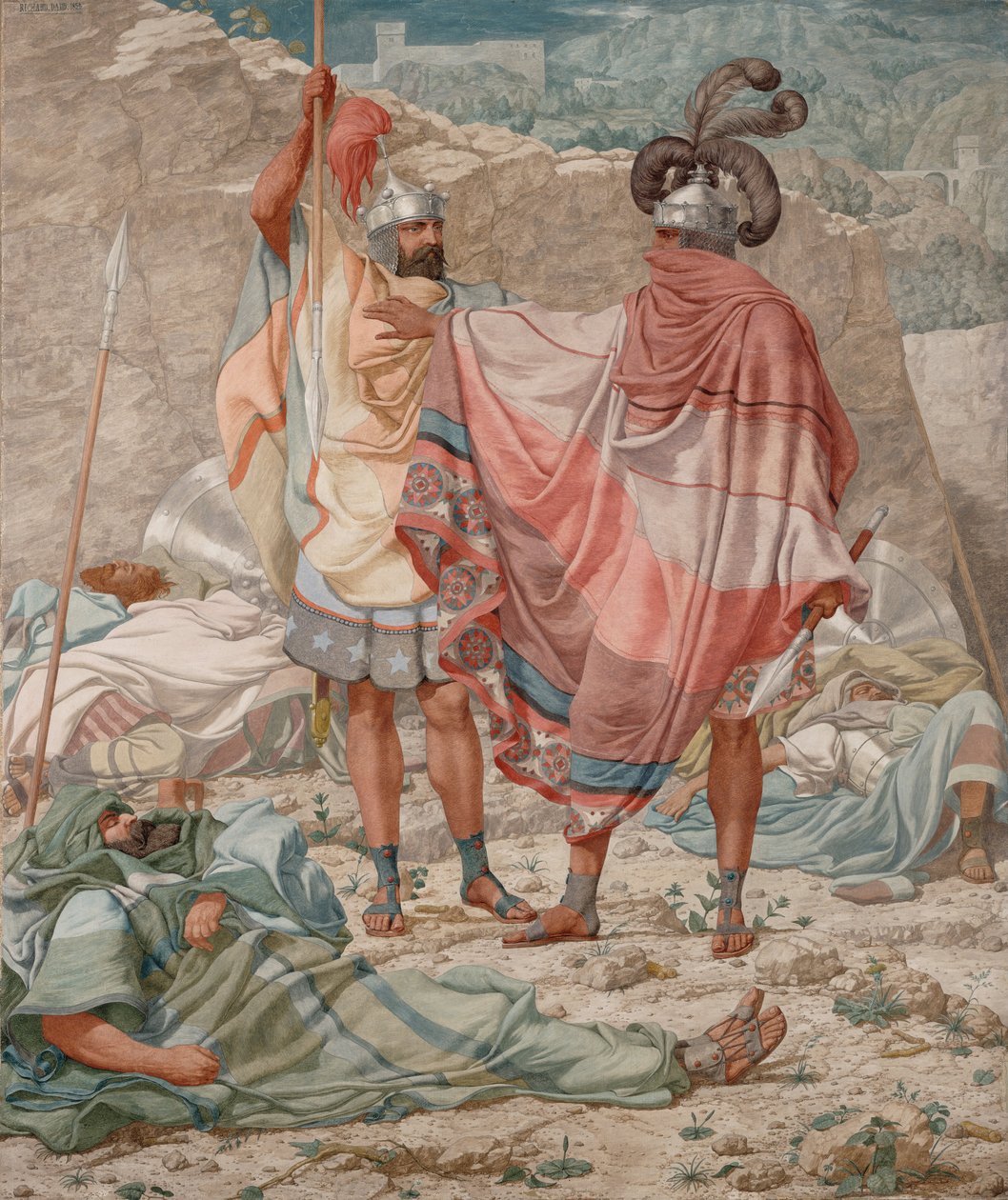 Barmherzigkeit - David verschont Sauls Leben von Richard Dadd