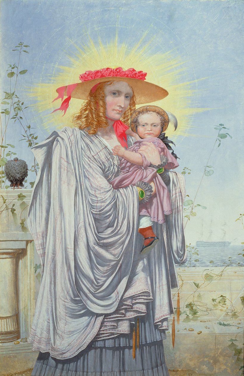 Mutter und Kind, 1860 von Richard Dadd