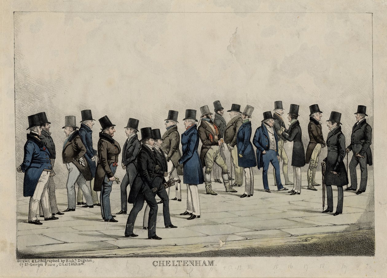 Cheltenham, um 1840 von Richard Dighton
