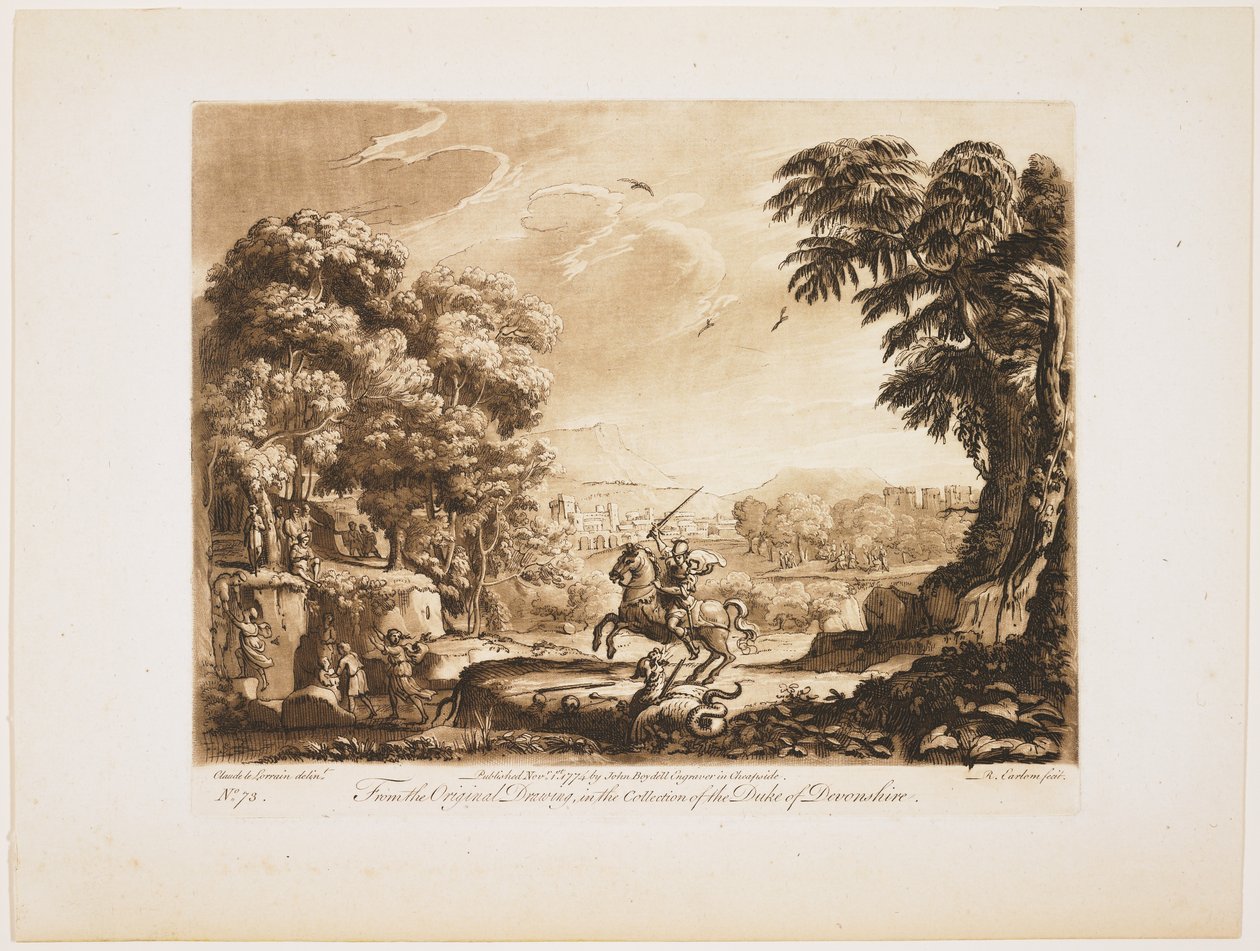 Tafel Nr. 73 aus Liber Veritatis von Richard Earlom