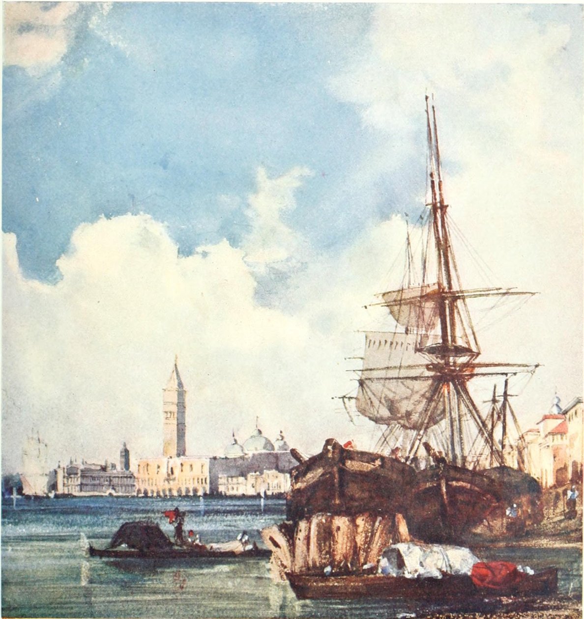 Ansicht von Venedig von Richard Parkes Bonington