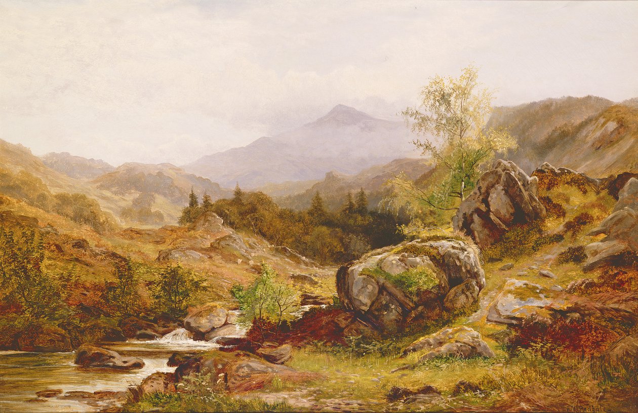 Im Lledr-Tal, Nordwales von Richard Redgrave