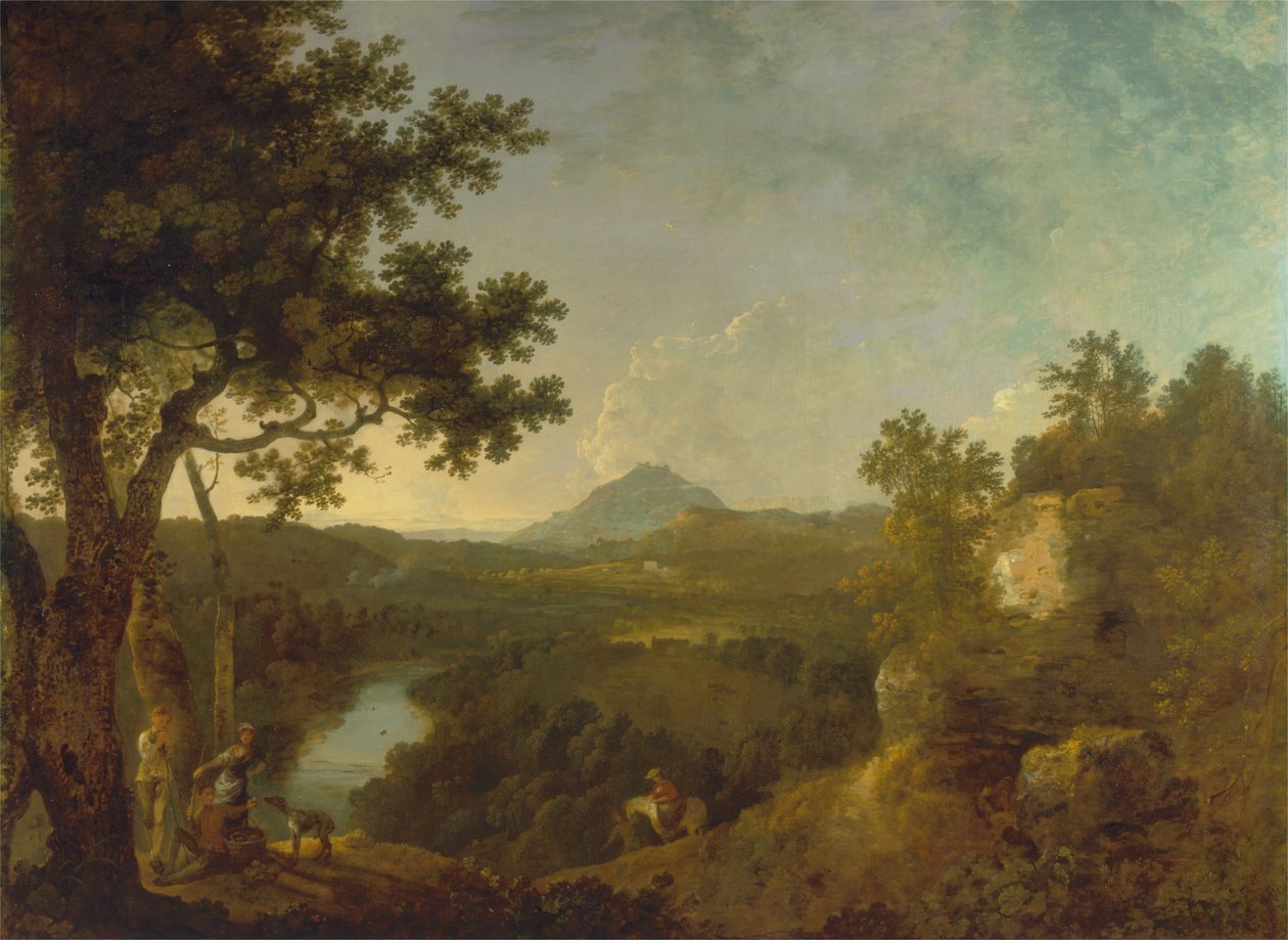 Blick in der Nähe von Wynnstay, dem Sitz von Sir Watkin Williams-Wynn, BT. von Richard Wilson