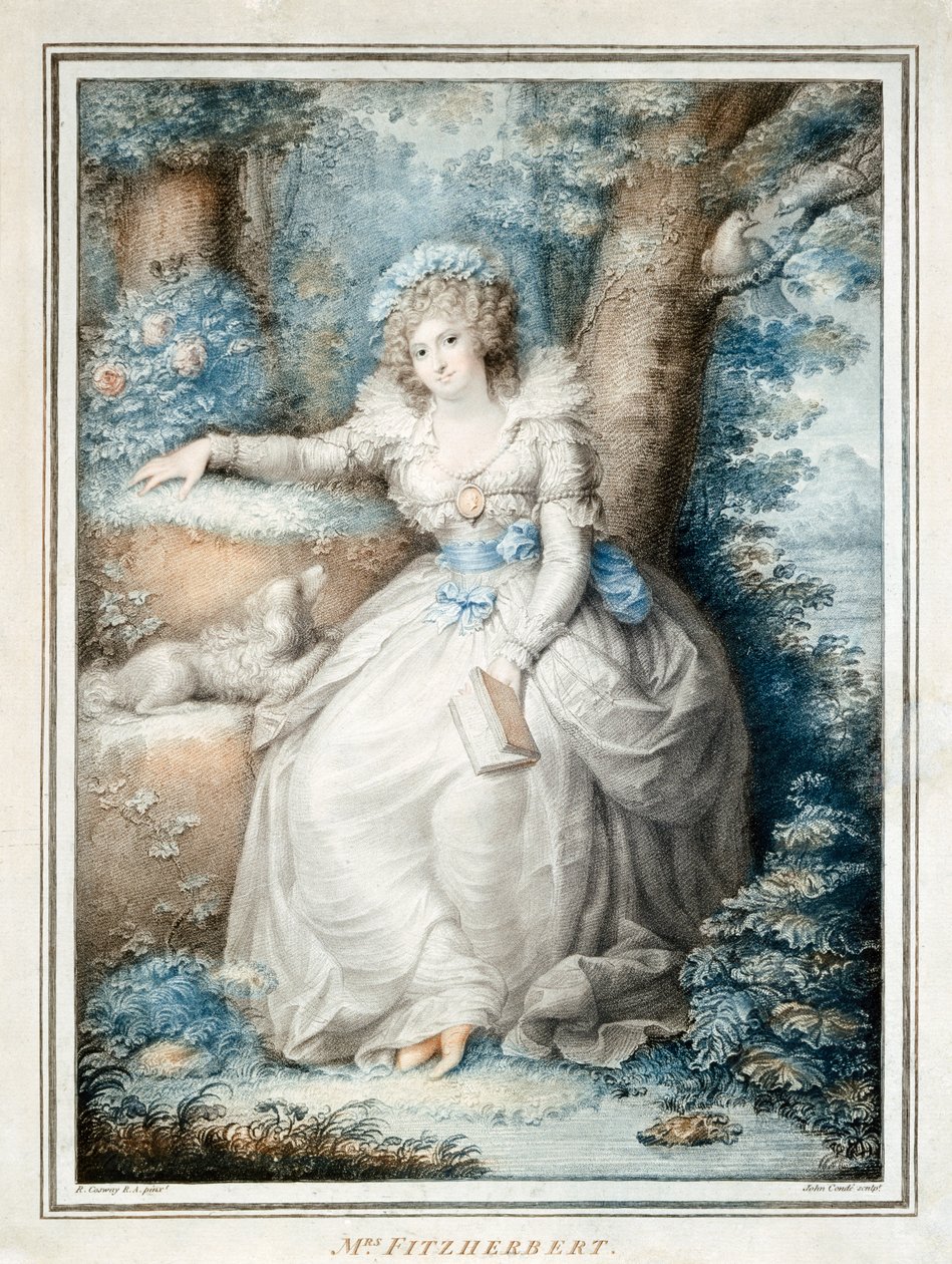 Mrs. Fitzherbert von Richard (after) Cosway
