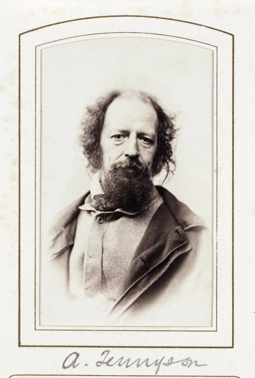 A Tennyson, ca. 1864 von John Pardon