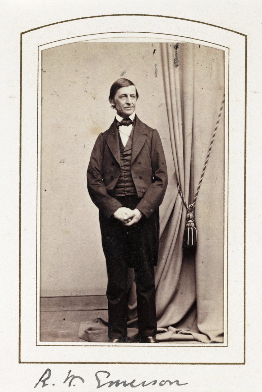 R W Emerson, ca. 1860 von John Pardon