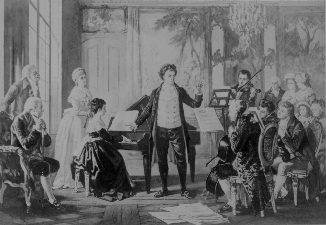 Ludwig van Beethoven (Stich) von Richard Brend