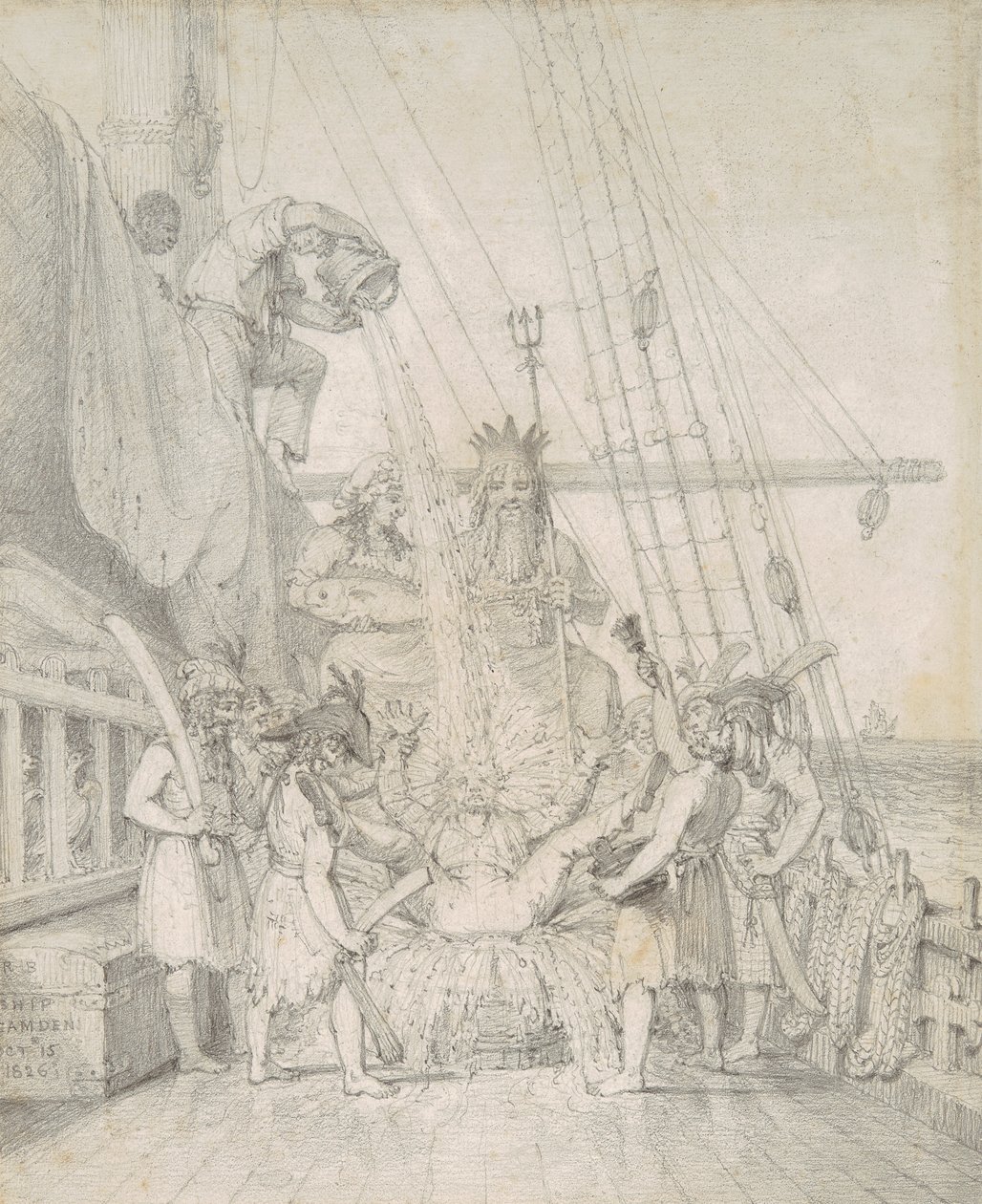 Überquerung des Tropen, 15. Okt. 1826 von Richard Bridgens