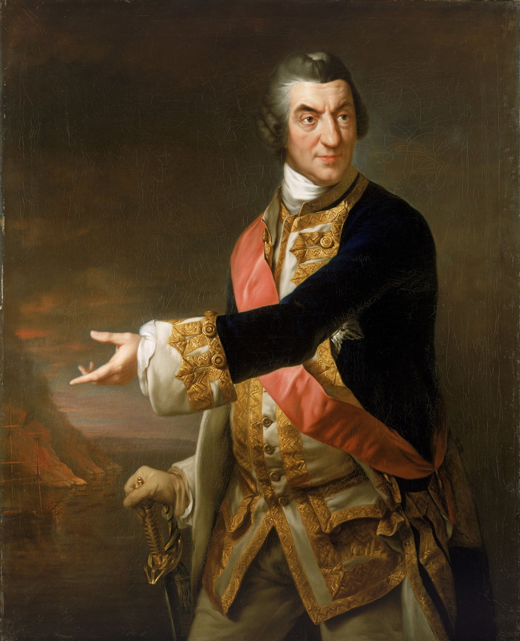 Admiral Sir Charles Saunders (1713-1775) von Richard Brompton