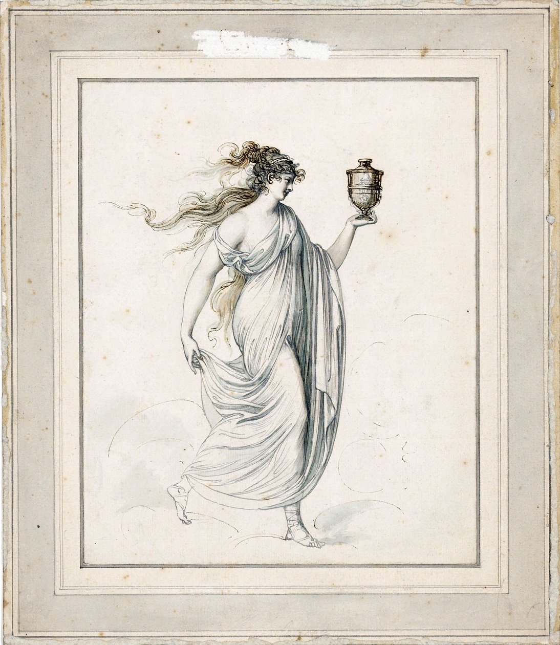 Porträt von Lady Emma Hamilton von Richard Cosway