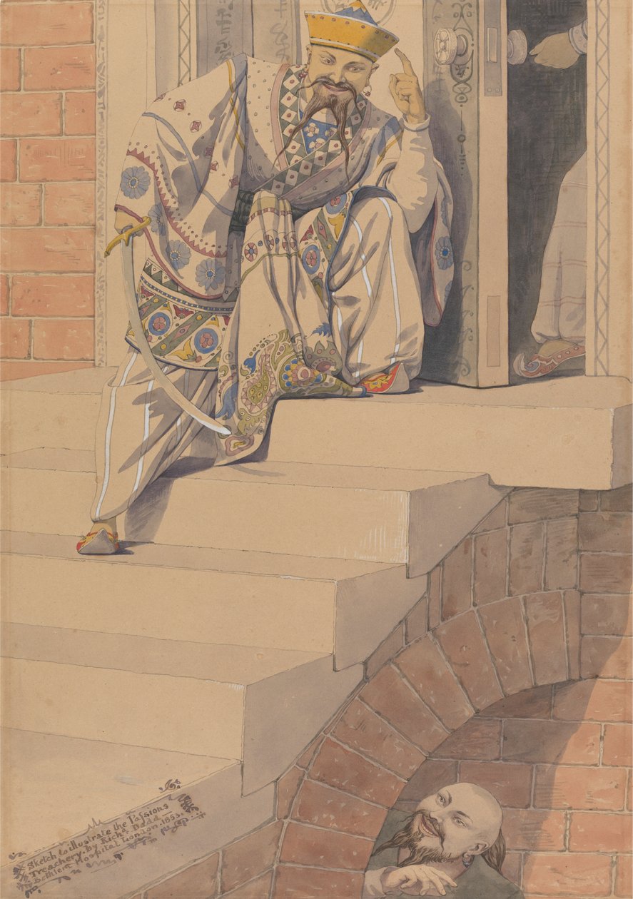 Skizze zur Illustration der Leidenschaften: Verrat von Richard Dadd