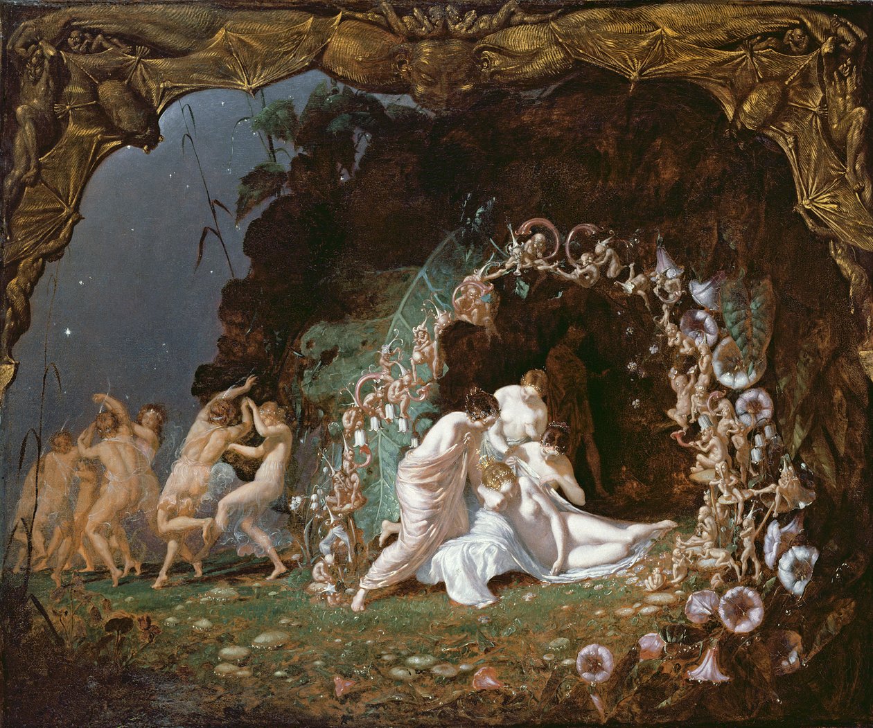 Titania schläft von Richard Dadd